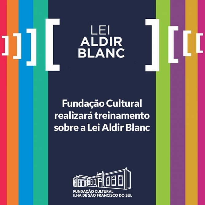Fundação Cultural realizará treinamento sobre a Lei Aldir Blanc