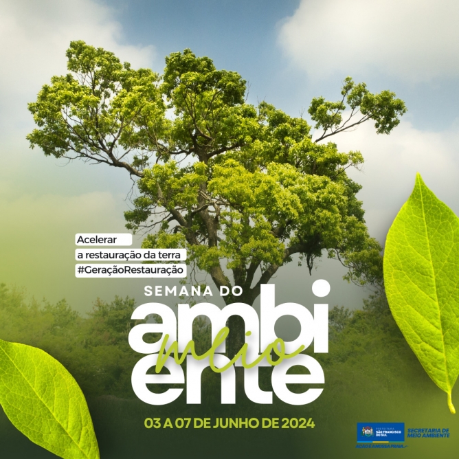 Semana do Meio Ambiente começa dia 3 de junho