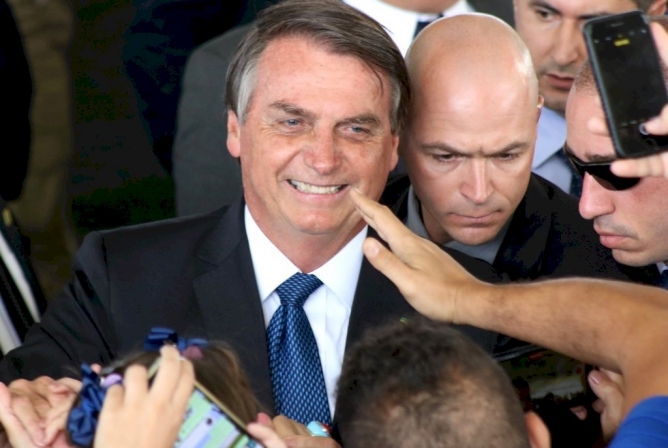 Bolsonaro, na penúltima visita, em novembro de 2020