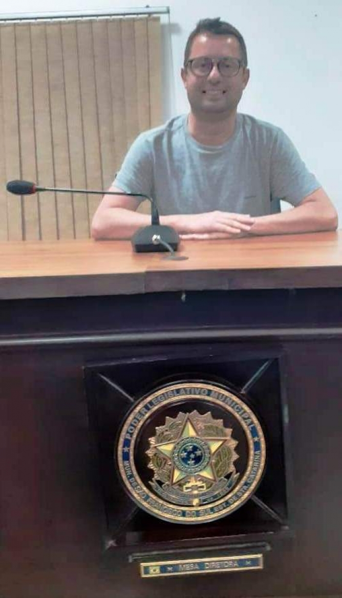 Professor Rnagel (PP) é eleito da Mesa Diretora da Câmarfa Municipal de SFS