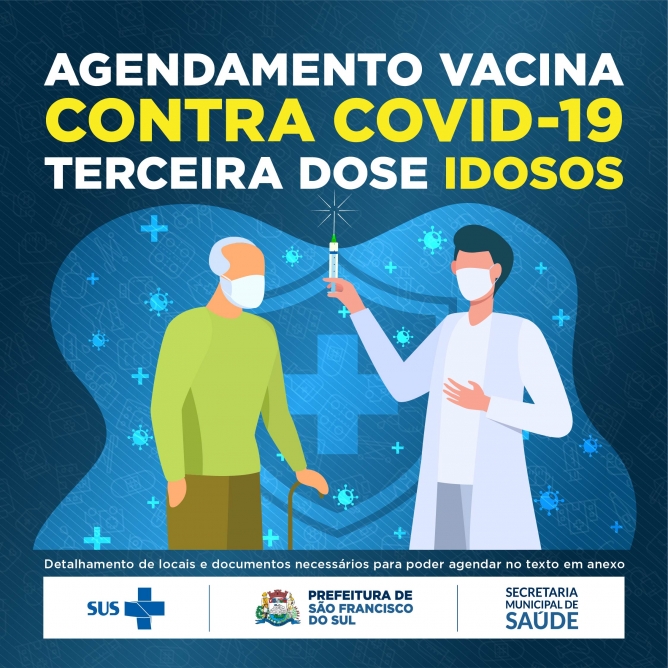 Agendamento para vacina contra Covid-19 - Dose de reforço para idosos