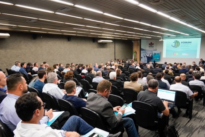 Fórum do Setor Portuário aborda desafios e potencial de crescimento do transporte aquaviário. Florianópolis,22/07/2019. Foto: Ricardo Wolffenbüttel/Secom